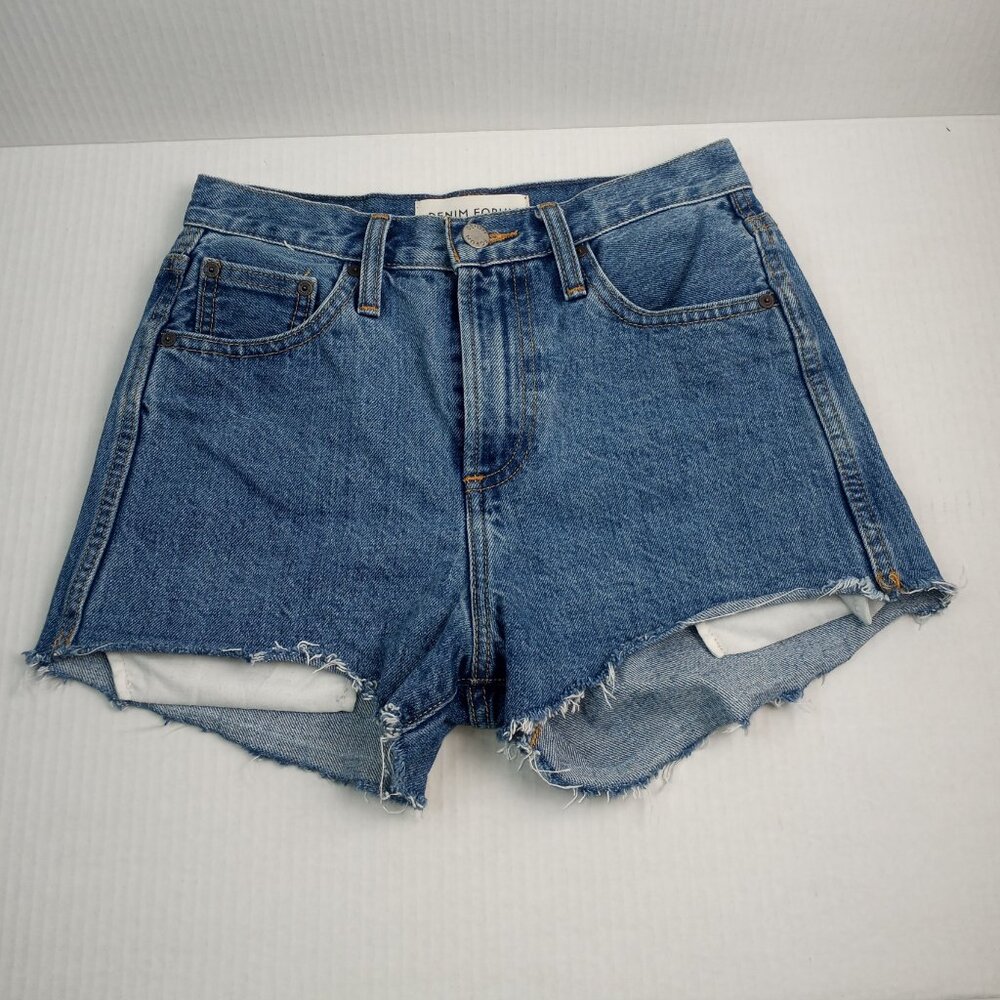 Aritzia Denim Forum Farrah Cheeky Denim Shorts